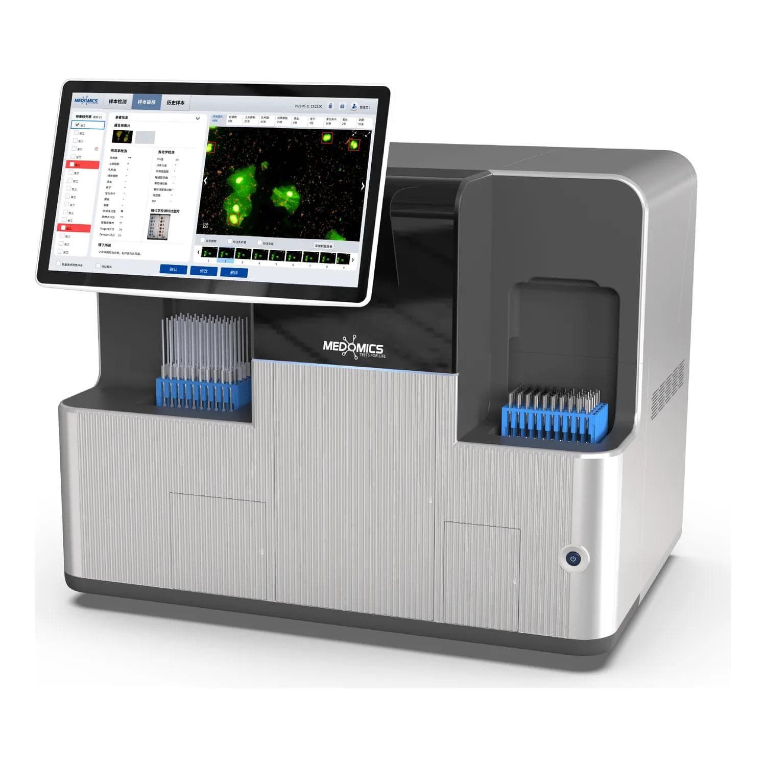 Automated molecular diagnostics analyser