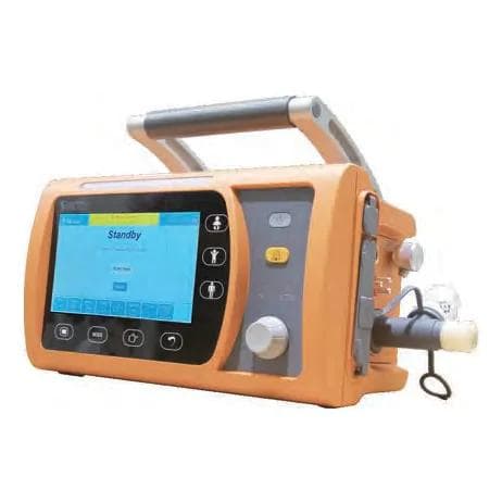 Emergency transport ventilator