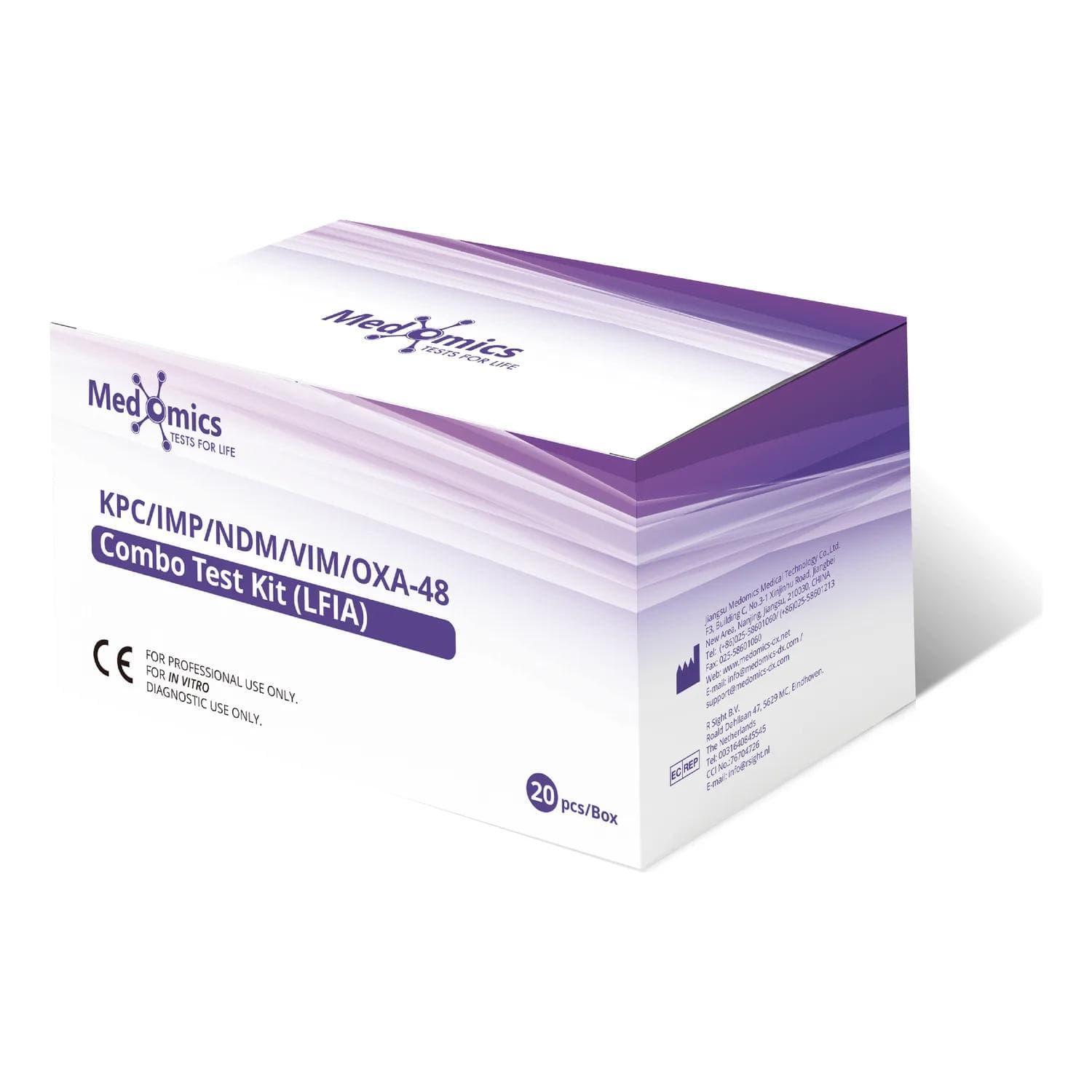 Carbapenemase KPC/IMP/NDM/VIM/OXA-48 combo test