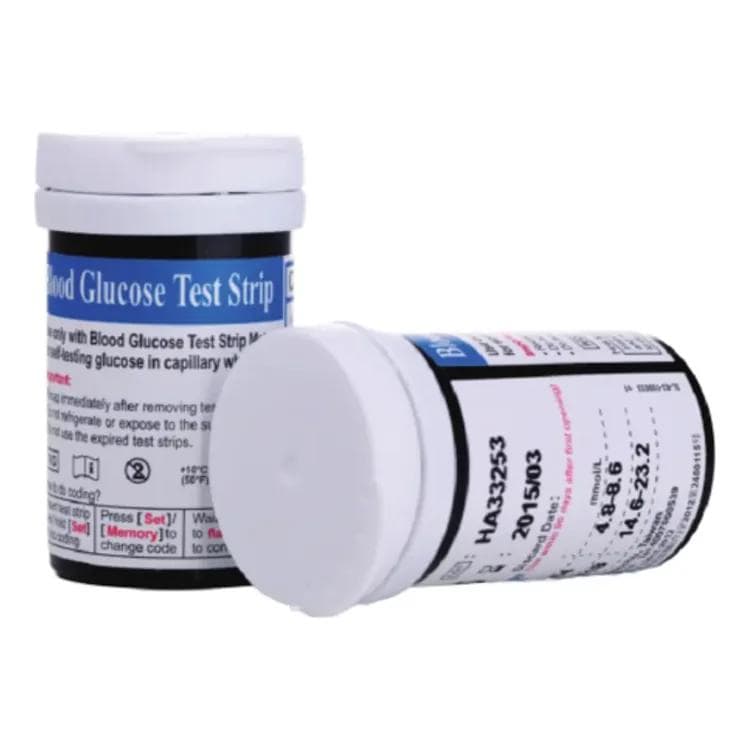 Blood glucose test strip